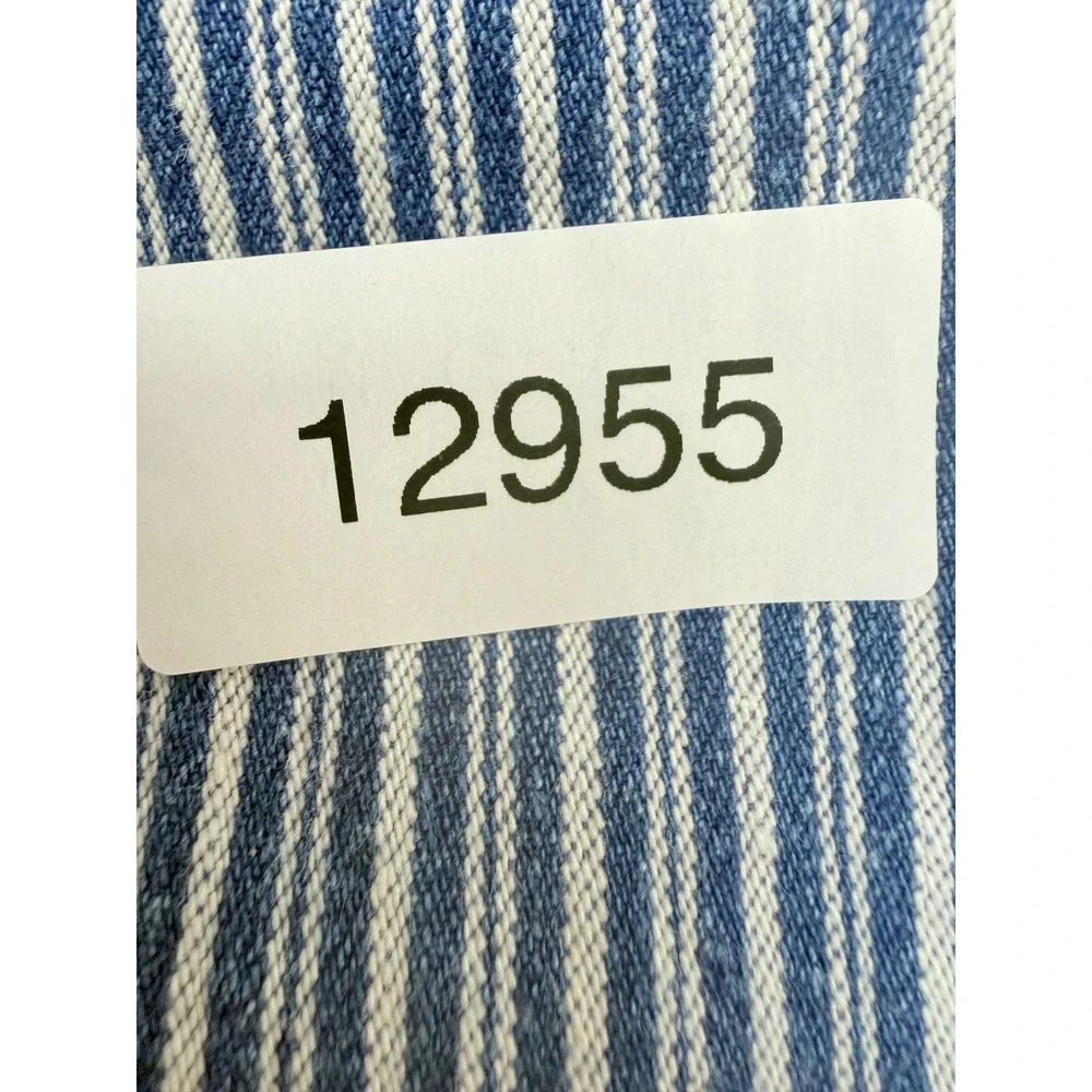 Round House Hickory Stripe Overalls Sanforized Men Large? Blue Workwear Bibs USA